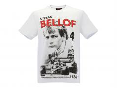 Stefan Bellof T-shirt Podium GP Monaco 1984 hvid / rød / sort