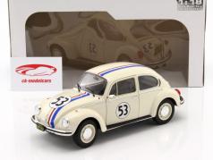 Volkswagen VW Beetle #53 Herbie cream white 1:18 Solido