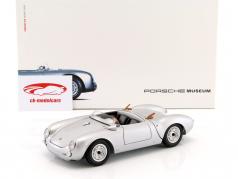 Porsche 550 Spyder année de construction 1956 argent 1:18 Schuco