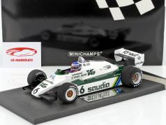 Keke Rosberg Williams FW08 #6 vencedora Suíça GP Fórmula 1 Campeão mundial 1982 1:18 Minichamps