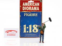 opretholderen figur 1:18 American Diorama