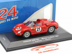 Ferrari 250P #21 gagnant 24h LeMans 1963 Scarfiotti, Bandini 1:43 Ixo