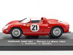 Ferrari 250P #21 Vinder 24h LeMans 1963 Scarfiotti, Bandini 1:43 Ixo
