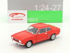 Ford Capri year 1969 red 1:24 Welly