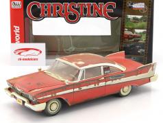 Plymouth Fury anno di costruzione 1958 film Stephen King Christine rosso / bianco Dirty Version 1:18 Autoworld