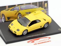 Lamborghini Diablo VT Baujahr 2000 gelb 1:43 Leo Models