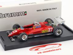 Patrick Tambay Ferrari 126C2 #27 第2 意大利 GP 公式 1 1982 1:43 Brumm