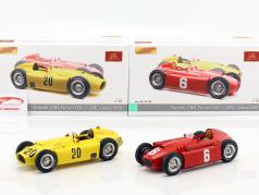 2-Car Set: A. Ascari Lancia D50 #6 Torino GP 1955 & A. Pilette Ferrari D50 Belgio GP 1956 1:18 CMC
