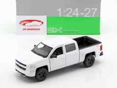 Chevrolet Silverado anno di costruzione 2017 bianco 1:24 Welly
