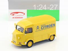 Citroen HY Citroen Service ano de construção 1962 amarelo / azul 1:24 Welly