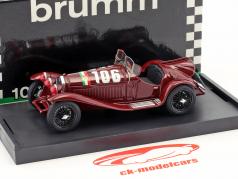 Alfa Romeo 8C 2300 #106 vencedor Mille Miglia 1932 Borzacchini, Bignami 1:43 Brumm