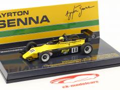 Ayrton Senna Van Diemen RF82 #11 britannique formule Ford 2000 champion 1982 1:43 Minichamps