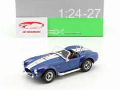 Shelby Cobra SC 427 year 1965 blue / white 1:24 Welly