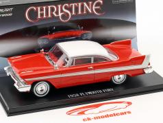 Plymouth Fury anno di costruzione 1958 film Christine (1983) rosso / bianco / argento 1:43 Greenlight