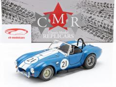 Shelby Cobra 427 Racing #21 1965 синий / белый 1:18 CMR