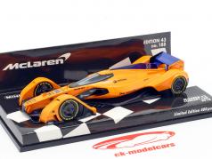 McLaren MP-X2 Concept Car fórmula 1 2018 1:43 Minichamps