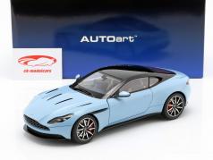Aston Martin DB11 coupe Opførselsår 2017 lyseblå metallisk 1:18 AUTOart