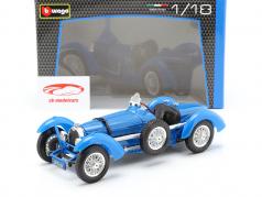 Bugatti Класс 59 Год 1934 синий 1:18 Bburago