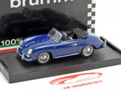 Porsche 356 Cabriolet year 1952 blue 1:43 Brumm