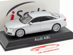 Audi A8L argento 1:43 iScale