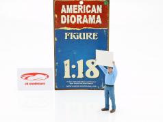 反射镜支架 人物 1:18 American Diorama