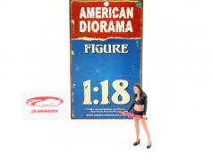guarda-chuva menina figura I 1:18 American Diorama
