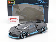 Bugatti Divo 建造年份 2018 垫 灰色 / 淡蓝色 1:18 Bburago