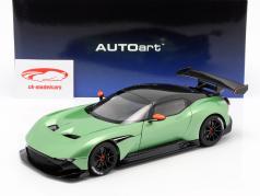 Aston Martin Vulcan 建造年份 2015 苹果 树 绿 金属的 1:18 AUTOart