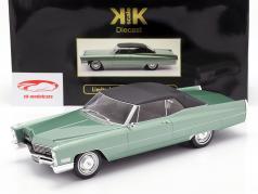 Cadillac DeVille Convertible 同 软顶 1968 光 绿 金属的 1:18 KK-Scale