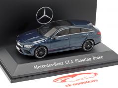 Mercedes-Benz CLA Shooting Brake (X118) Год постройки 2019 denim синий 1:43 Spark