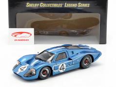 Ford GT40 MK IV #4 24h LeMans 1967 Hulme, Ruby 1:18 ShelbyCollectibles