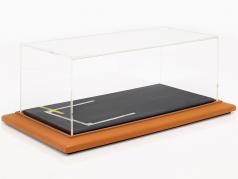 qualità acrilico vetrina con Diorama piastra di base Schieramento 1:18 Atlantic