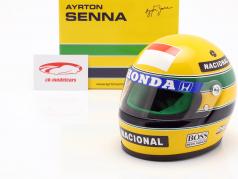 Ayrton Senna McLaren MP4/5B #27 campeón del mundo fórmula 1 1990 casco 1:2