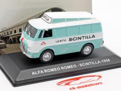 Alfa Romeo Romeo furgoneta Scintilla turquesa / blanco 1:43 Altaya
