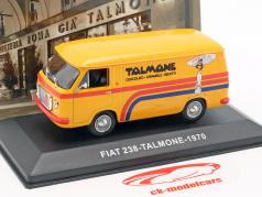 Fiat 238 furgoneta Talmone año de construcción 1970 naranja 1:43 Altaya
