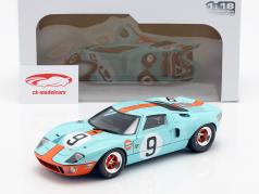 Ford GT40 Gulf #9 gagnant 24h LeMans 1968 Rodriguez, Bianchi 1:18 Solido