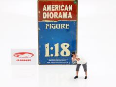人物 4 Weekend Car Show 1:18 American Diorama