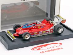 Gilles Villeneuve Ferrari 312T4 #12 2nd Frankreich GP Formel 1 1979 1:43 Brumm