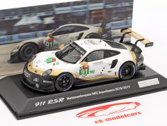 Porsche 911 RSR #91 campeão do mundo WEC SuperSeason 2018/2019 24hLeMans 1:43 Spark