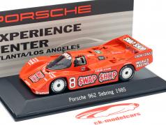 Porsche 962 #8 Gagnant 12h Sebring 1985 Wollek, Foyt 1:43 Spark