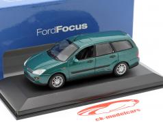 Ford Focus Kombi verde metallico 1:43 Minichamps
