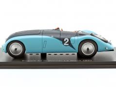Bugatti 57G #2 gagnant 24h LeMans 1937 Wimille, Benoist 1:43 Spark