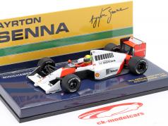 Ayrton Senna McLaren MP4/5 #1 формула 1 1989 1:43 Minichamps