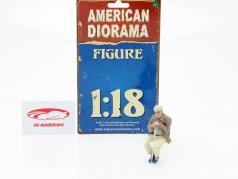 сидящий старый пара фигура #1 1:18 American Diorama