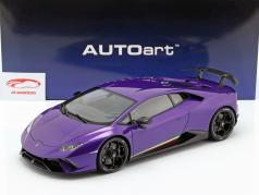 Lamborghini Huracan Performante Год постройки 2017 жемчужный фиолетовый 1:12 AUTOart