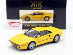 Ferrari 288 GTO Année de construction 1984 jaune 1:18 KK-Scale
