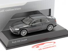Audi A5 Coupe Manhattan cinza 1:43 Spark