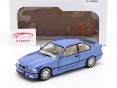 BMW M3 Coupe (E36) Año de construcción 1990 estoril azul 1:18 Solido