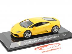 Lamborghini Huracan LP610-4 Год постройки 2014 желтый металлический 1:43 Altaya