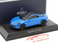 Alpine A110S Année de construction 2019 alpin bleu 1:43 Norev